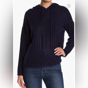 Never Worn Sweet Romeo Navy Hooded Sweater